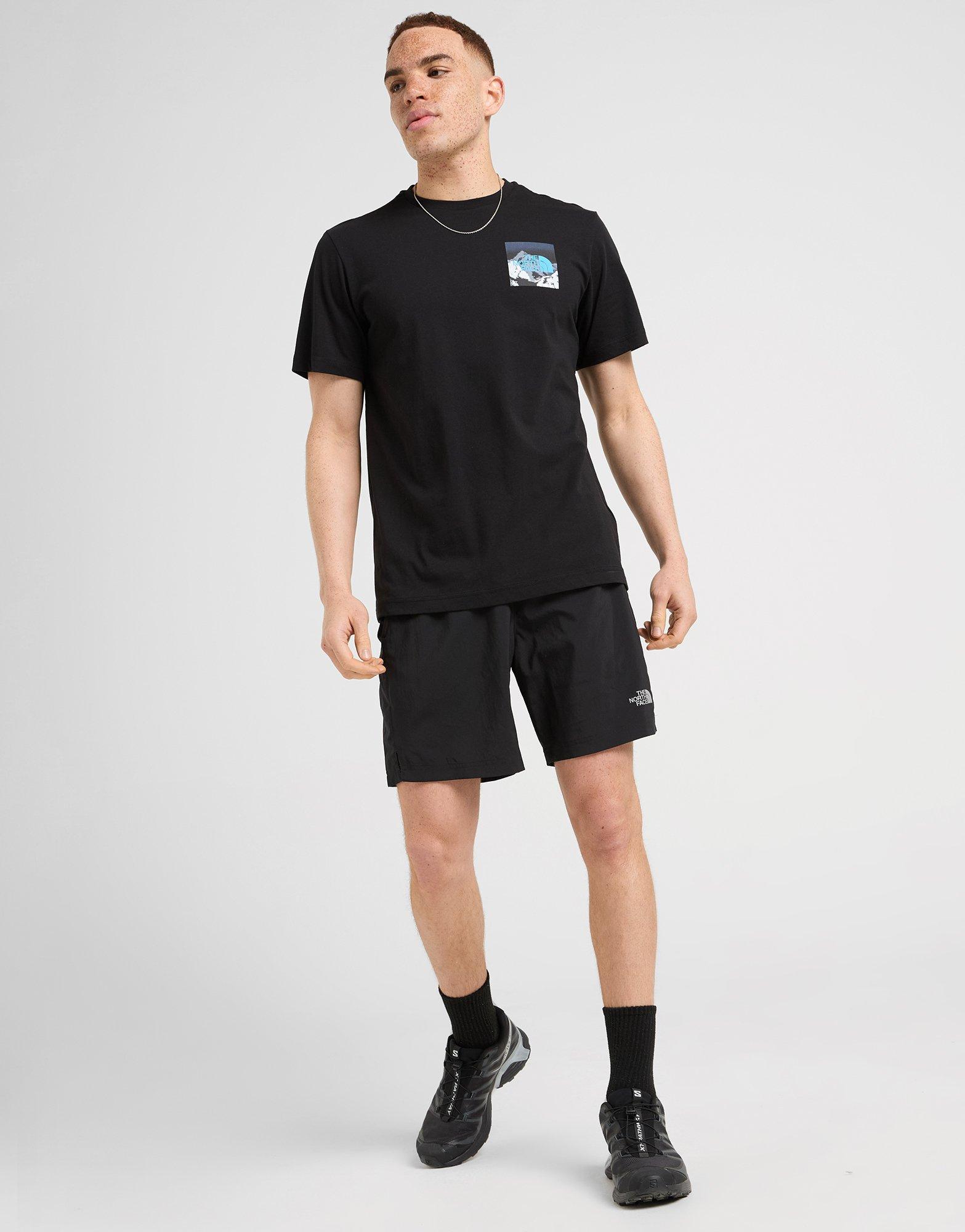 Muški T-shirt THE NORTH FACE T-SHIRT ENERGY MNT T BK/BLU NF0A8EH4JK31 crna