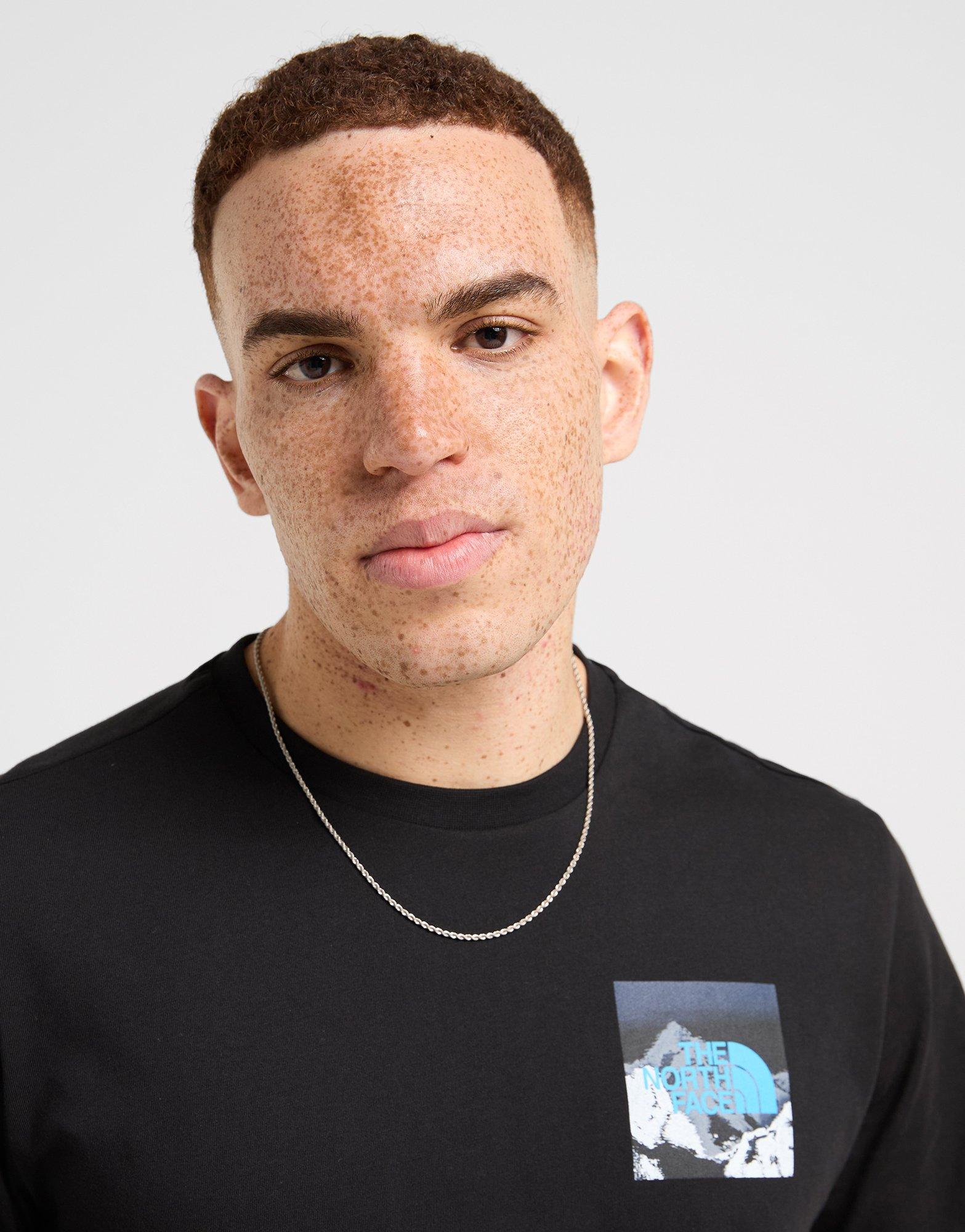 Muški T-shirt THE NORTH FACE T-SHIRT ENERGY MNT T BK/BLU NF0A8EH4JK31 crna