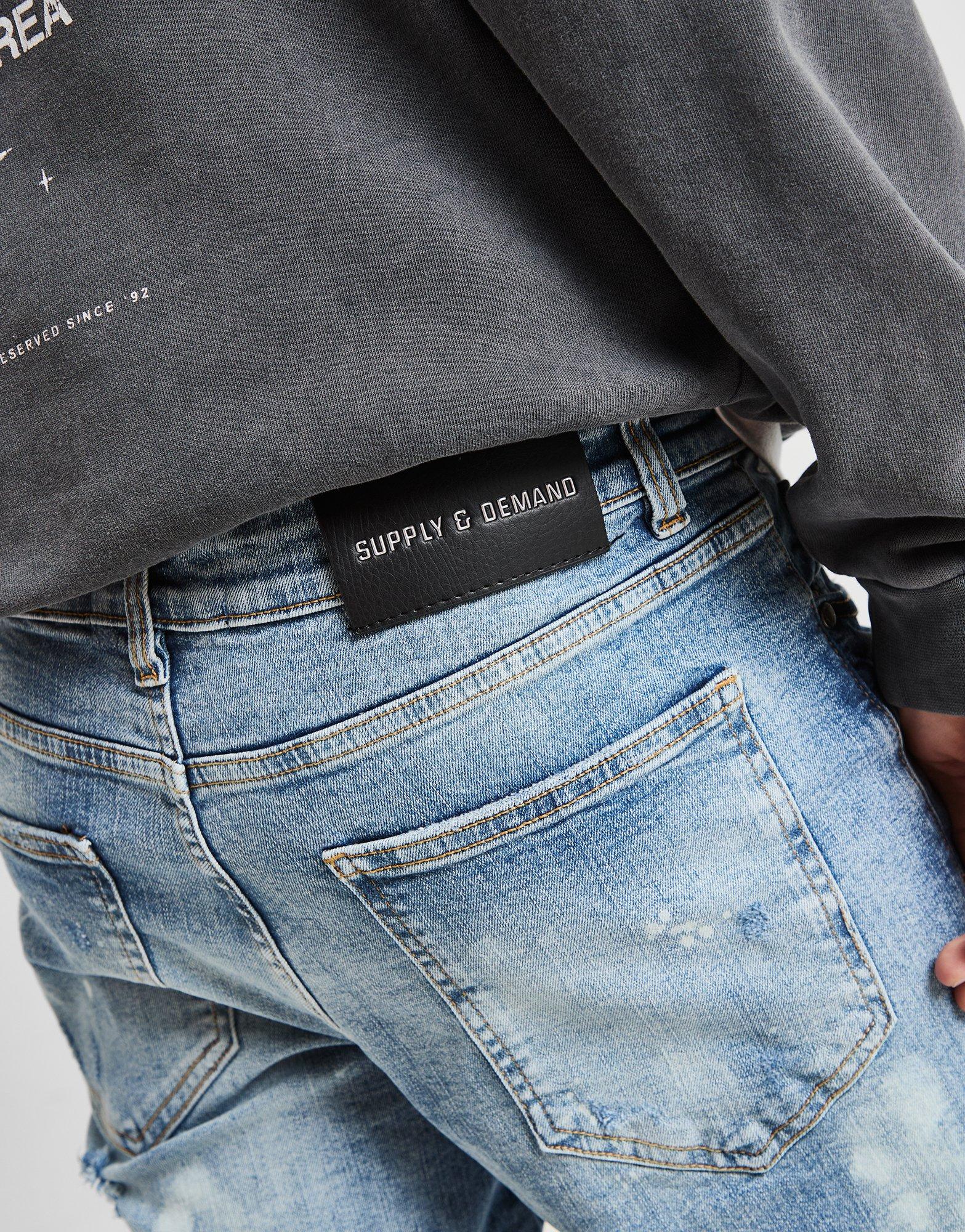 Férfi farmernadrág SUPPLY & DEMAND NADRÁG PLUTO JN SUPTM17404744 Kék