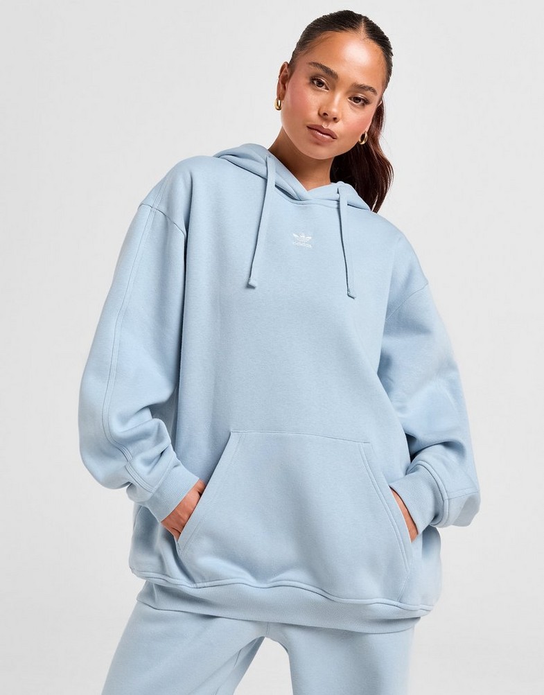 Moteriškas džemperis ADIDAS DŽEMPERIS SU GOBTUVU OS HOODIE FL JY3939 Mėlyna