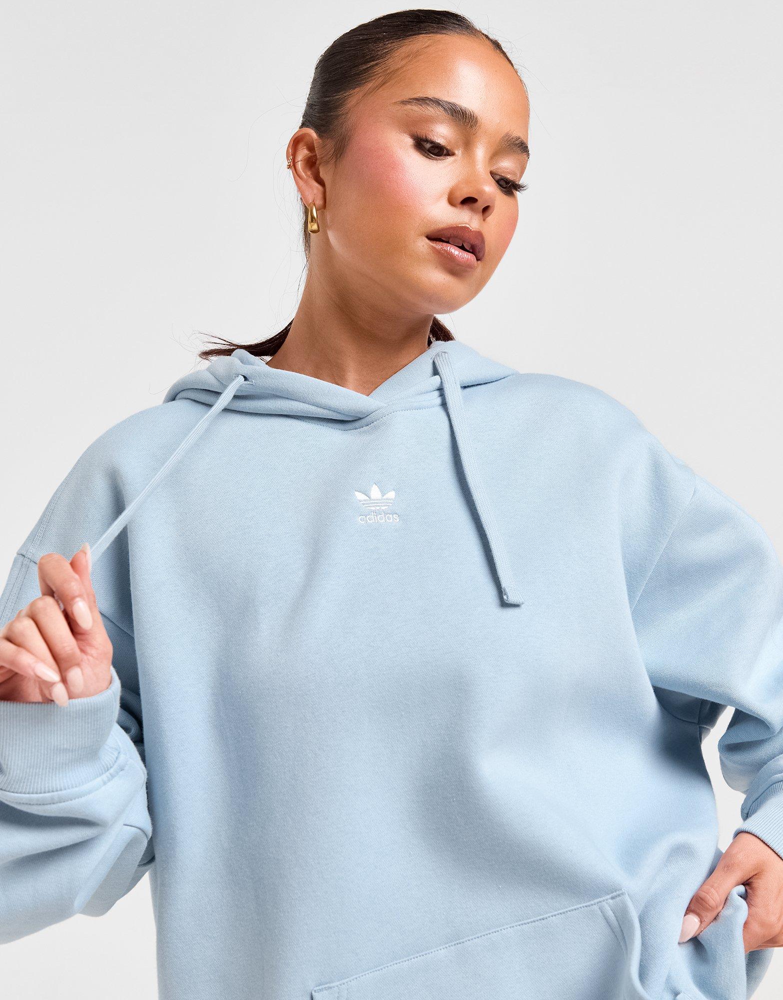 Дамска блуза ADIDAS СУИТЧЪР С КАЧУЛКА OS HOODIE FL JY3939 Син
