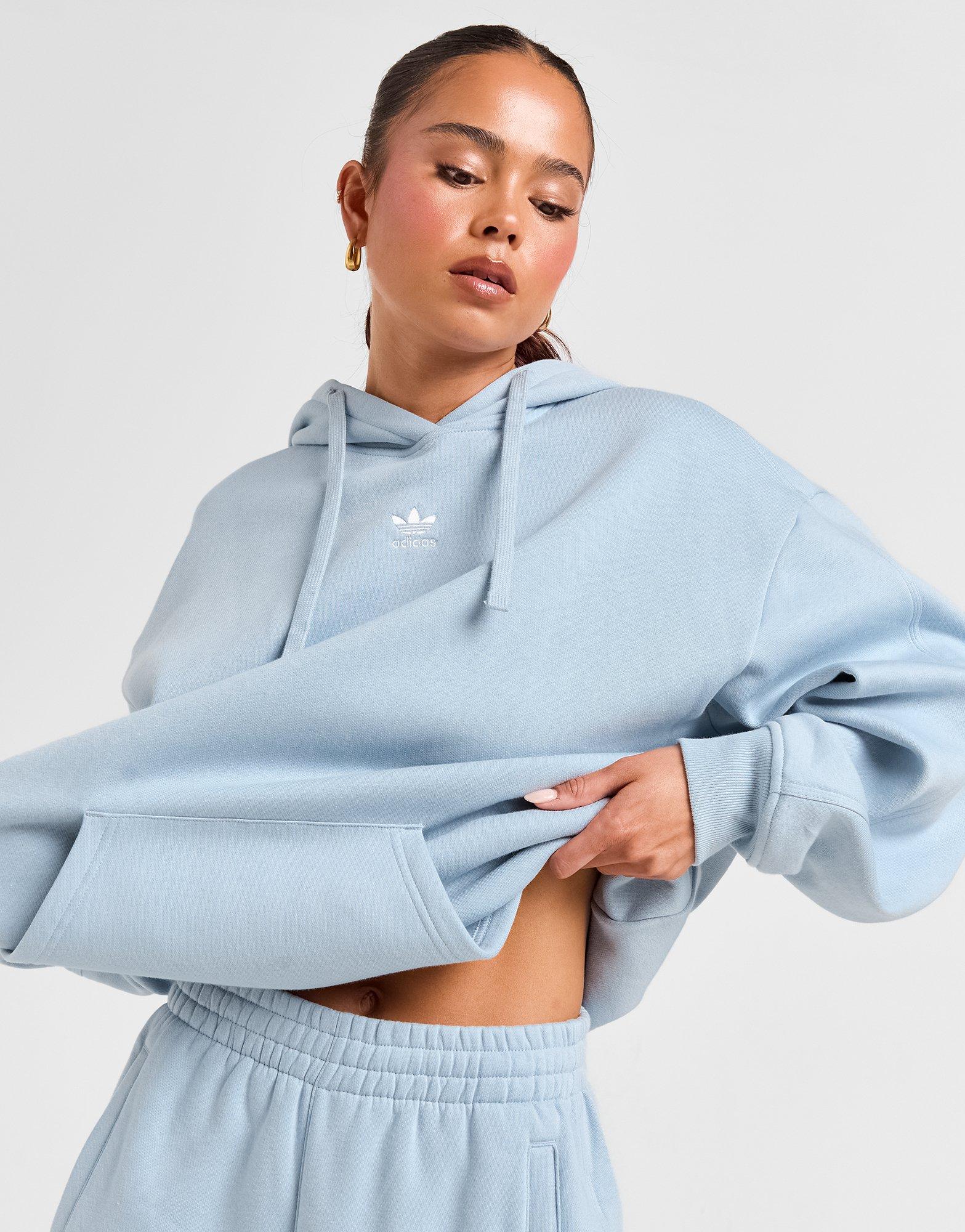Дамска блуза ADIDAS СУИТЧЪР С КАЧУЛКА OS HOODIE FL JY3939 Син