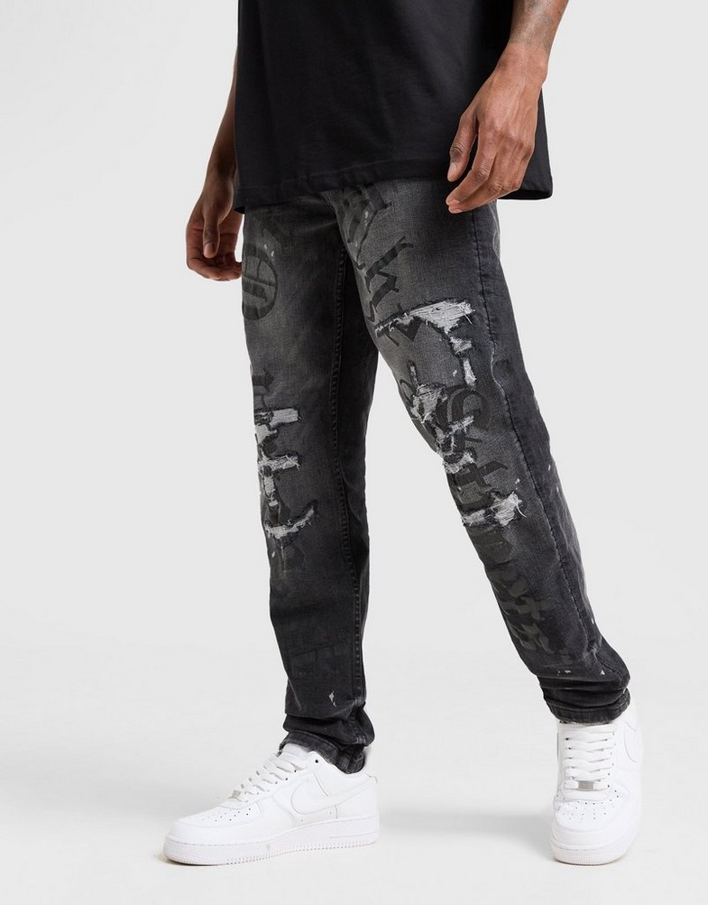 Vyriški džinsai HOODRICH KELNĖS EDGE JEAN BLK HR-0324-0482 Juoda