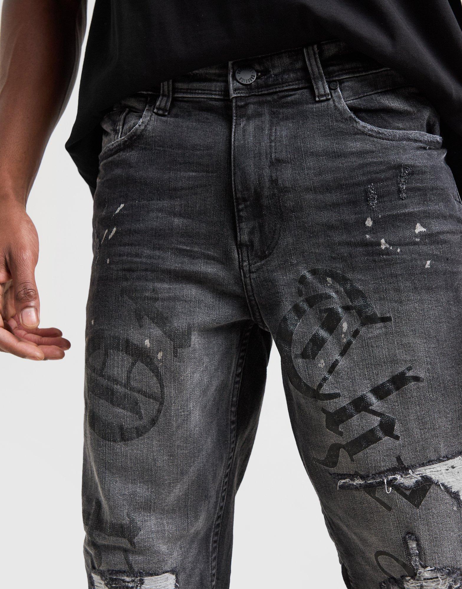 Vyriški džinsai HOODRICH KELNĖS EDGE JEAN BLK HR-0324-0482 Juoda