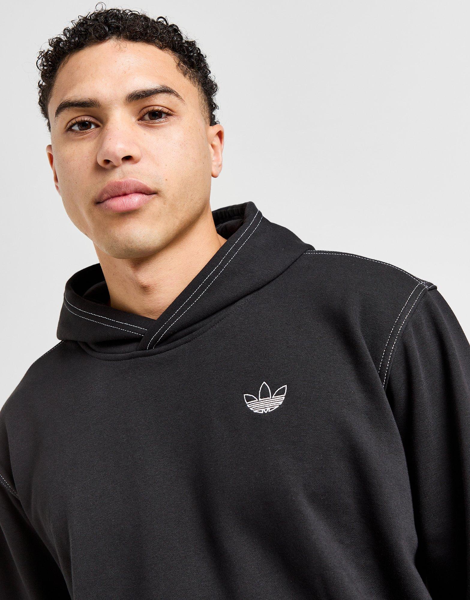 Мъжка блуза ADIDAS СУИТЧЪР С КАЧУЛКА STICH HD BLK JM5629 Черен