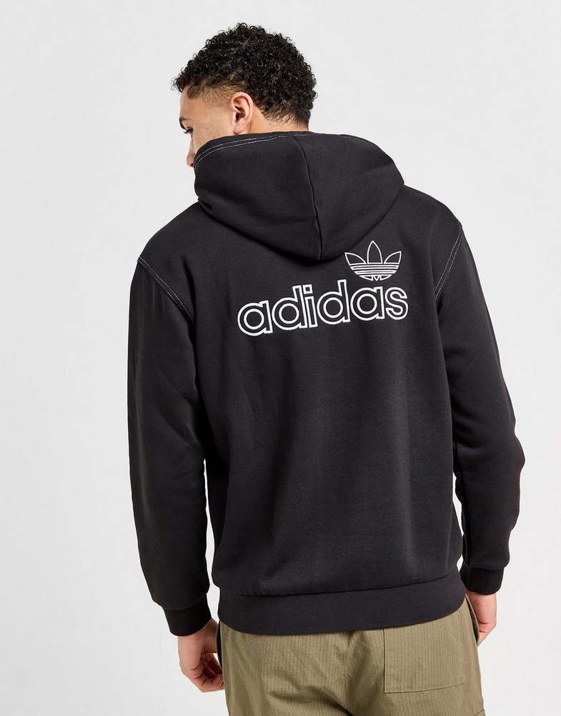 Чоловічі кофти ADIDAS КОФТА З КАПЮШОНОМ STICH HD BLK JM5629 Чорний