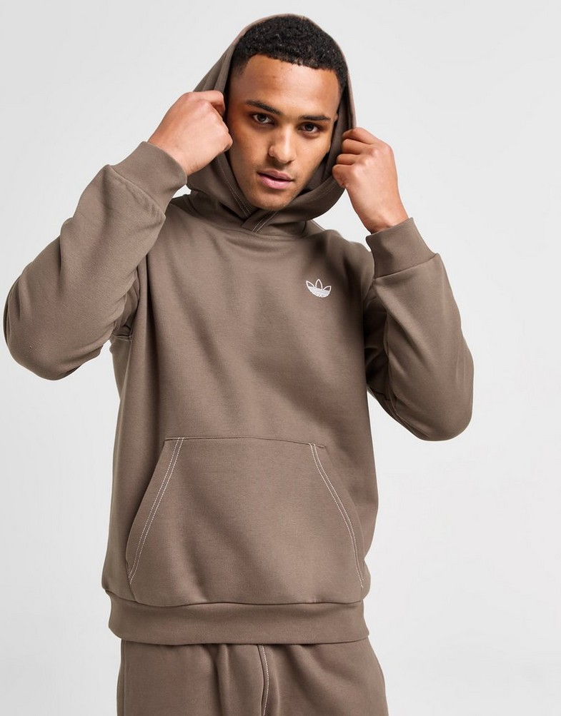 Bluza męska ADIDAS BLUZA Z KAPTUREM SCRIPT HD JY2064 Brązowy