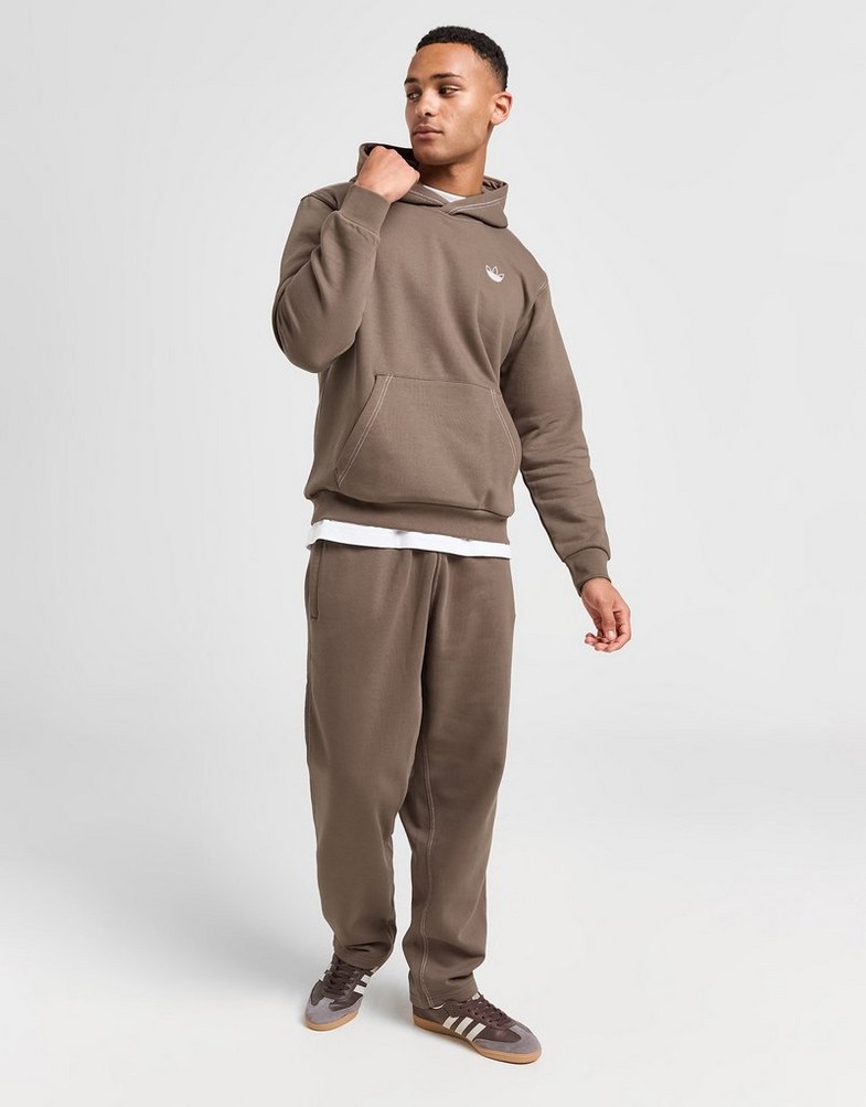 Bluza męska ADIDAS BLUZA Z KAPTUREM SCRIPT HD JY2064 Brązowy