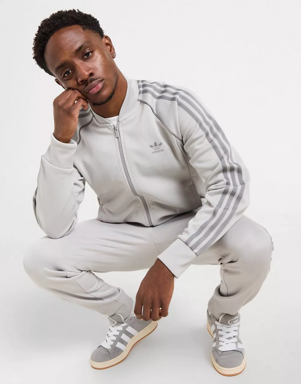 ADIDAS КОФТА НА БЛИСКАВЦІ SST TT, фото 1 з 5