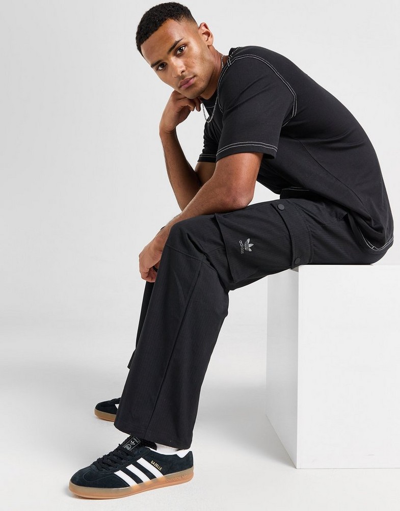 ADIDAS SPODNIE STICH PNT BLK JM5625 Czarny
