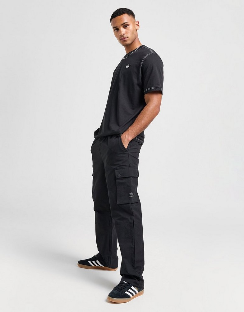 ADIDAS SPODNIE STICH PNT BLK JM5625 Czarny