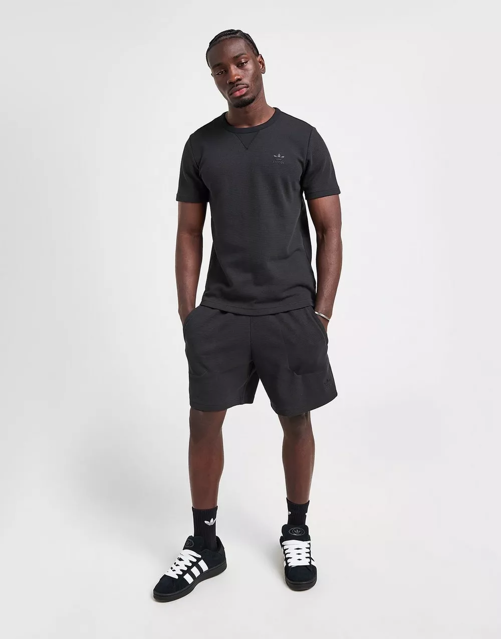 ADIDAS ШОРТИ TREFOIL ESSENTIALS WAFFLE SHORTS, фото 1 з 5
