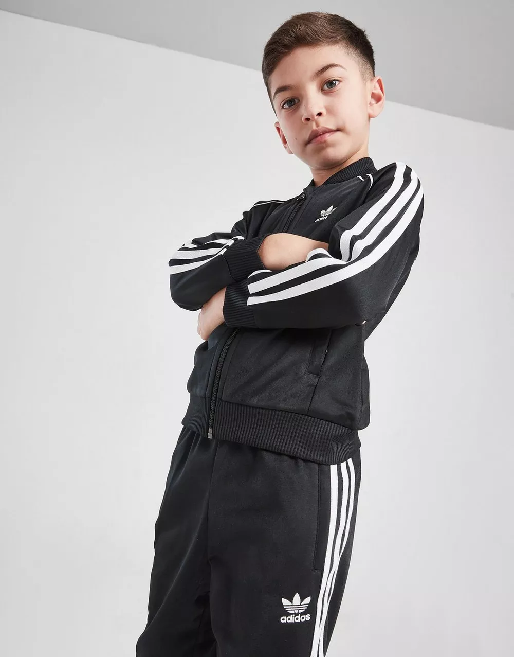 ADIDAS КОМПЛЕКТ SSTAR SUIT BLK/WHT B, фото 1 з 5