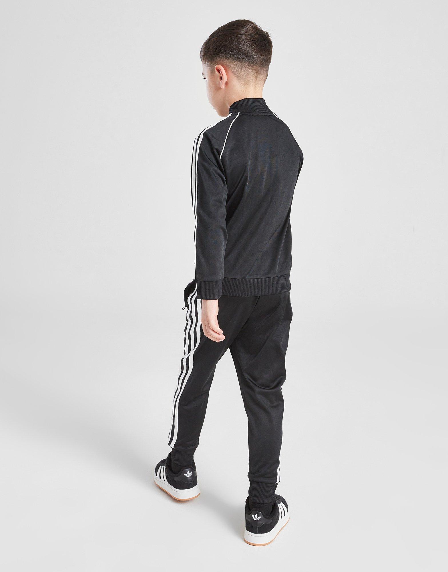 Детски анцуг ADIDAS КОМПЛЕКТ SSTAR SUIT BLK/WHT B IX7624 Черен