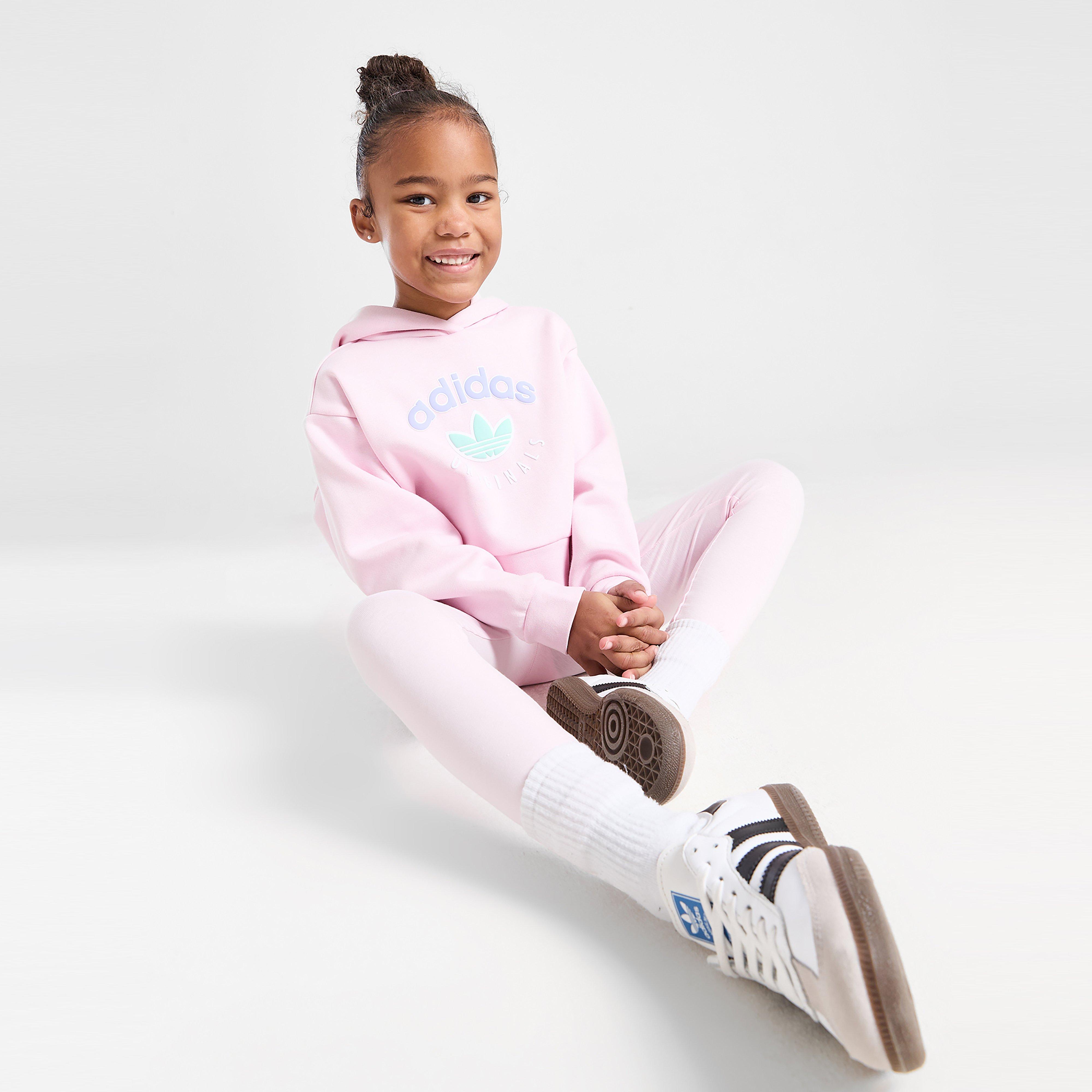 Детски анцуг ADIDAS КОМПЛЕКТ (G)VAR HD/LEG SUIT PNK G