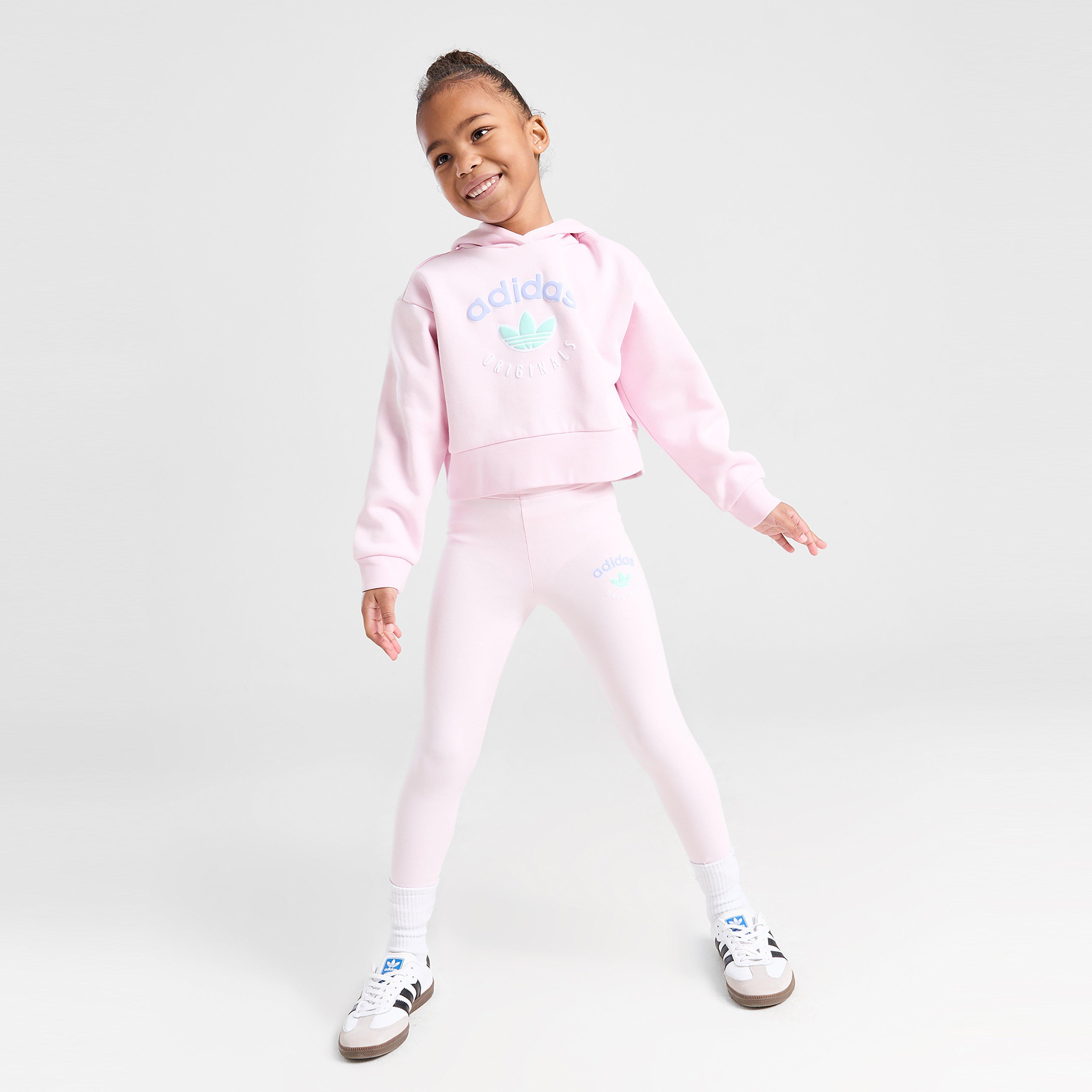 Детски анцуг ADIDAS КОМПЛЕКТ (G)VAR HD/LEG SUIT PNK G