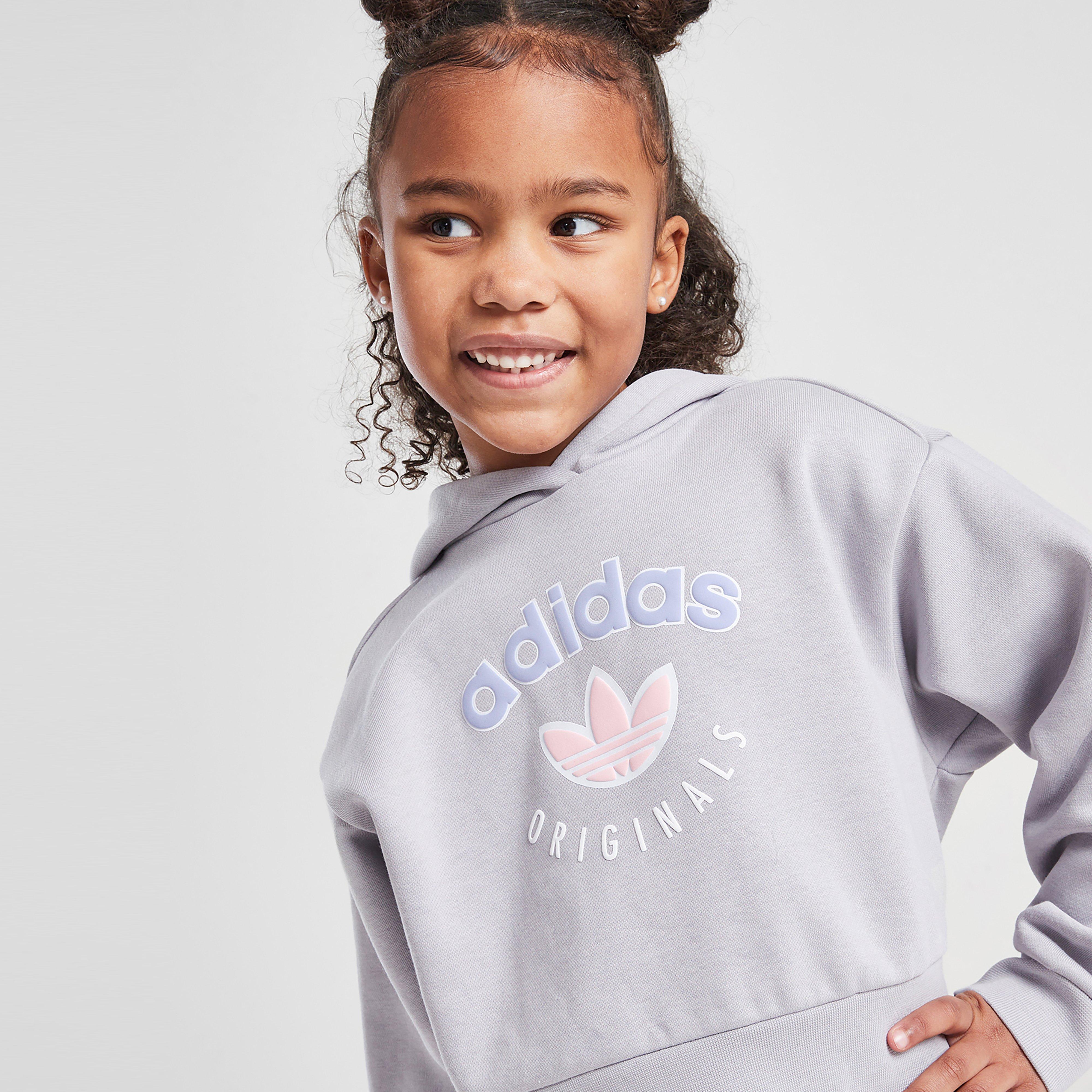 Dětská tepláková souprava ADIDAS SOUPRAVA (G)VAR HD/LEG SUIT GRY G