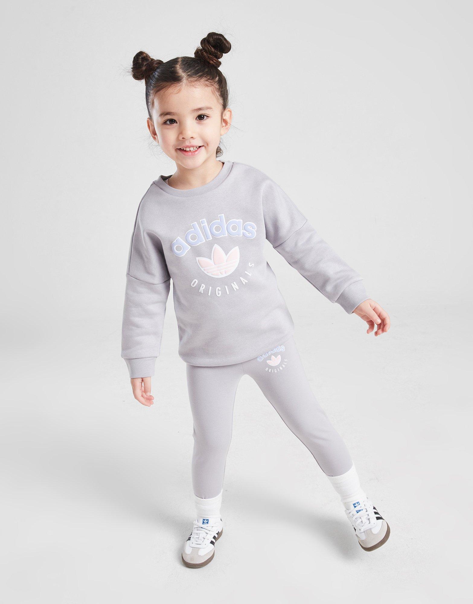 Gyerek melegítőszett ADIDAS SZETT (G)VAR HD/LEG SUIT GRY G JL6965 Szürke