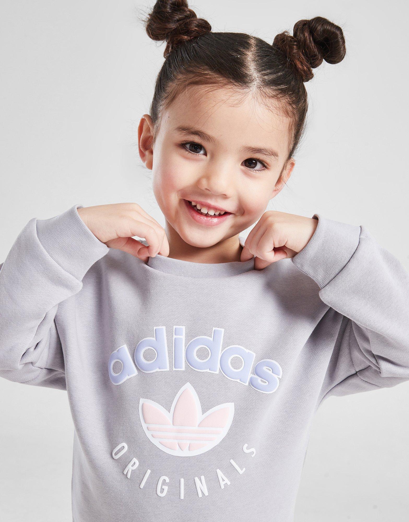 Gyerek melegítőszett ADIDAS SZETT (G)VAR HD/LEG SUIT GRY G JL6965 Szürke