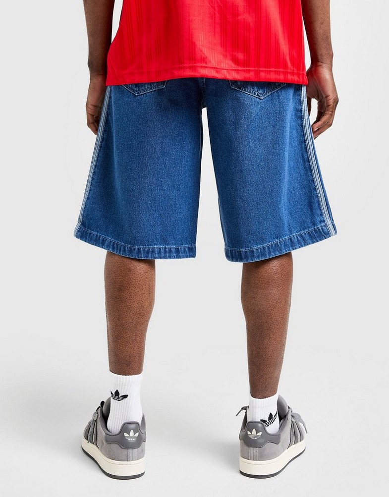 Krótkie spodenki, szorty męskie ADIDAS SZORTY DENIM FB SHO JC6235 Niebieski