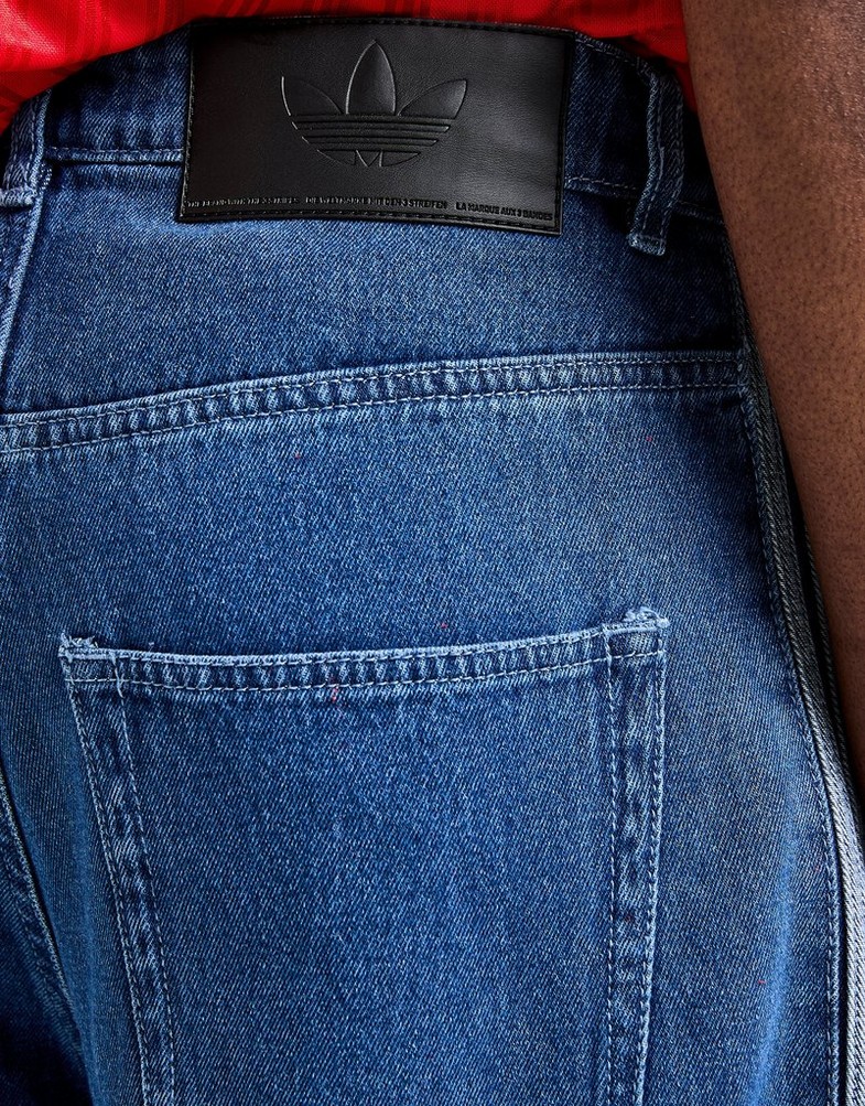 Krótkie spodenki, szorty męskie ADIDAS SZORTY DENIM FB SHO JC6235 Niebieski