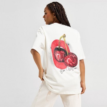 Tricou pentru femei HOODRICH TRICOU CHERRIES BF T O'WHT