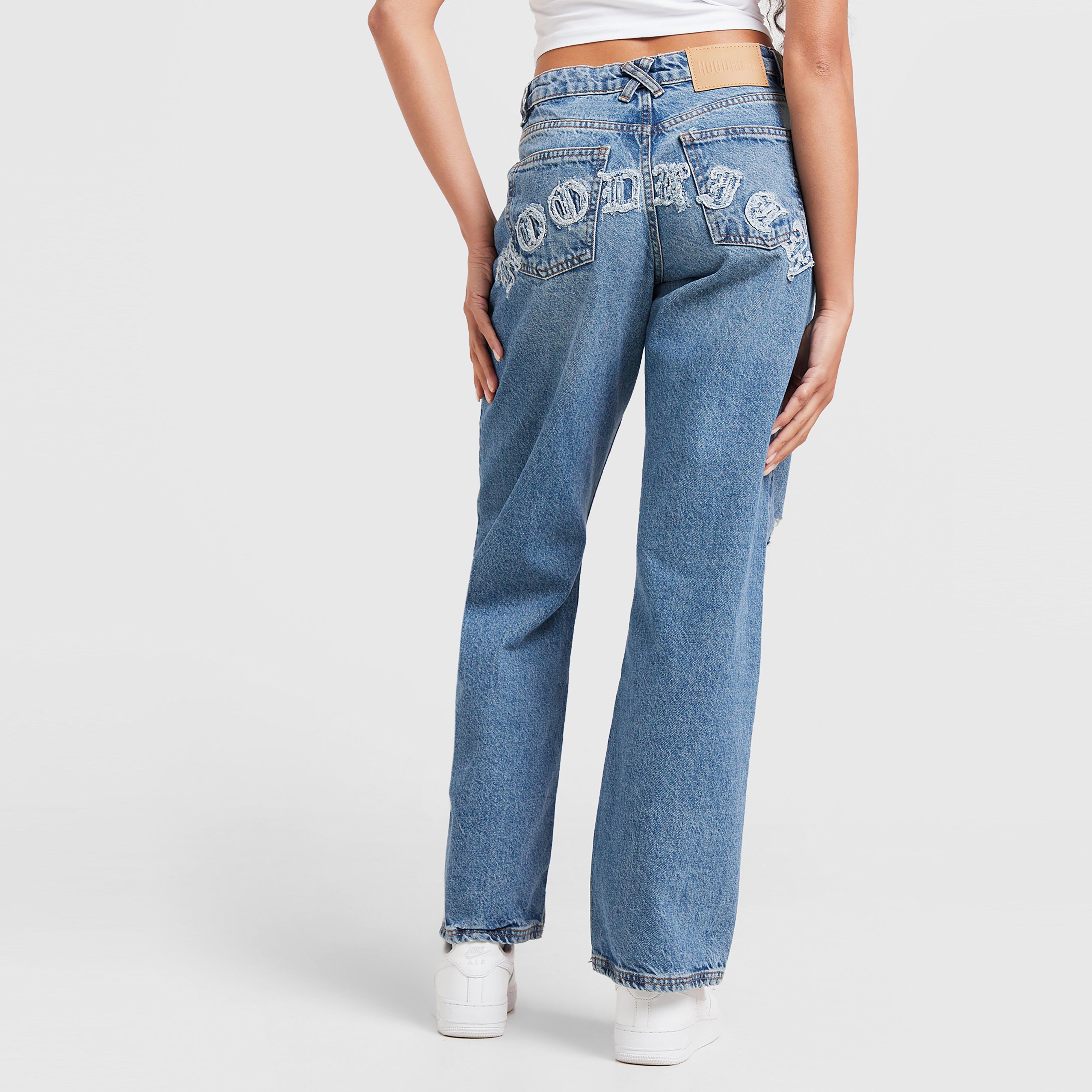 Blugi pentru femei HOODRICH PANTALONI  LOGO APLIQ JEAN M'BLU