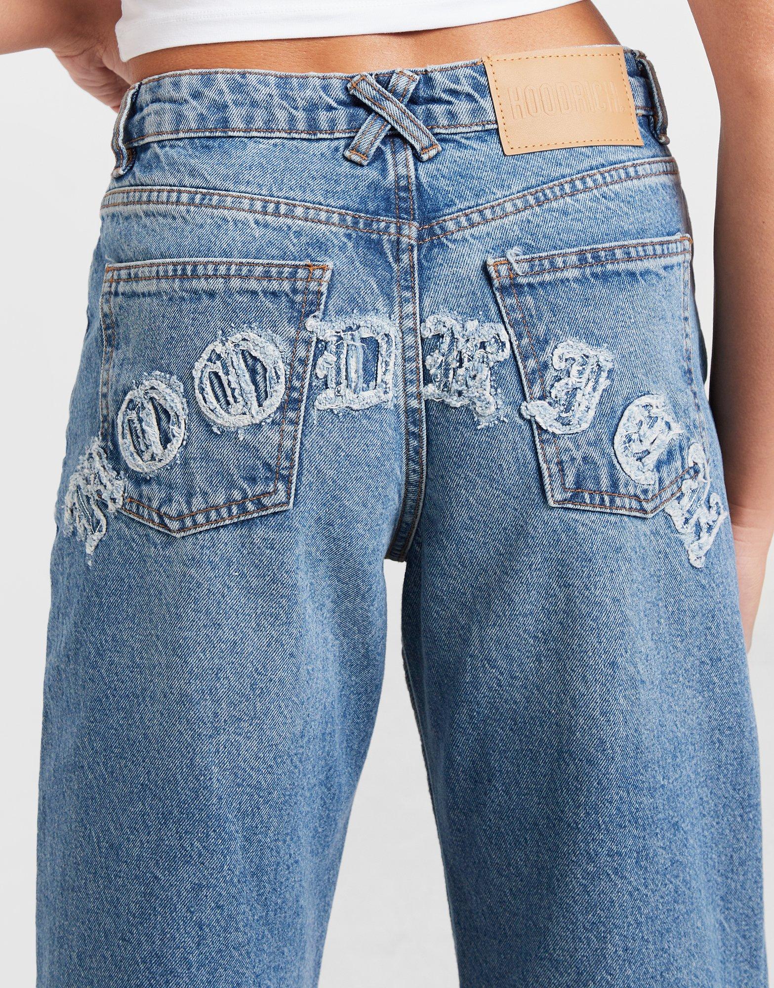 Blugi pentru femei HOODRICH PANTALONI  LOGO APLIQ JEAN M'BLU HW04240303 Albastru