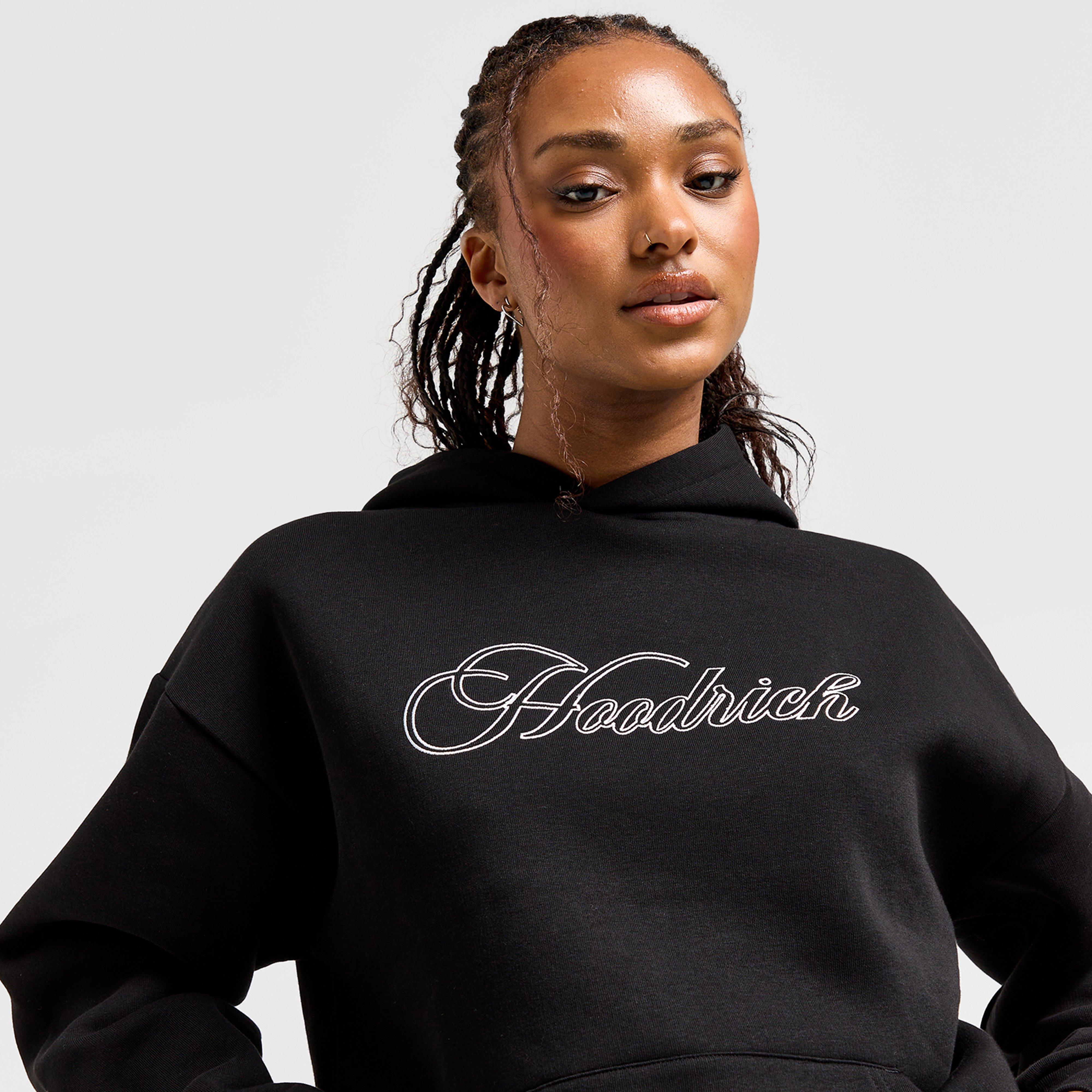 Női pulóver HOODRICH PULÓVER KAPUCNIS CHERRIES BF HD BLK