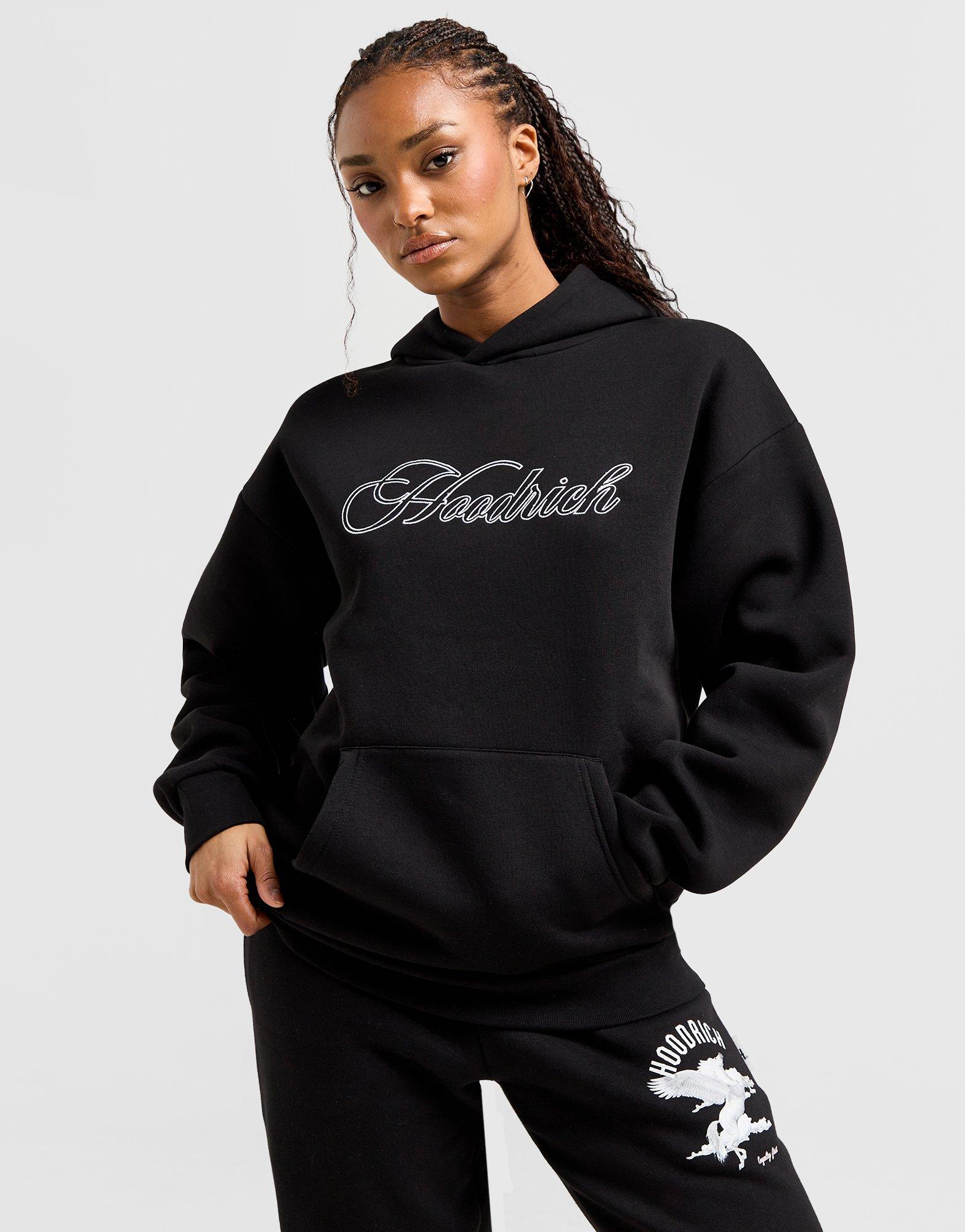 Női pulóver HOODRICH PULÓVER KAPUCNIS CHERRIES BF HD BLK HW04240289 Fekete