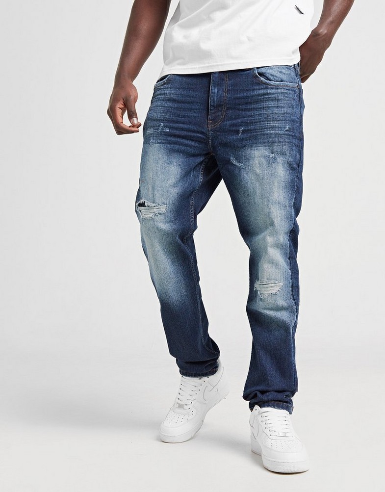 Pantaloni pentru bărbați HOODRICH PANTALONI  TITAN JEAN BLU HR-0324-0476 Albastru