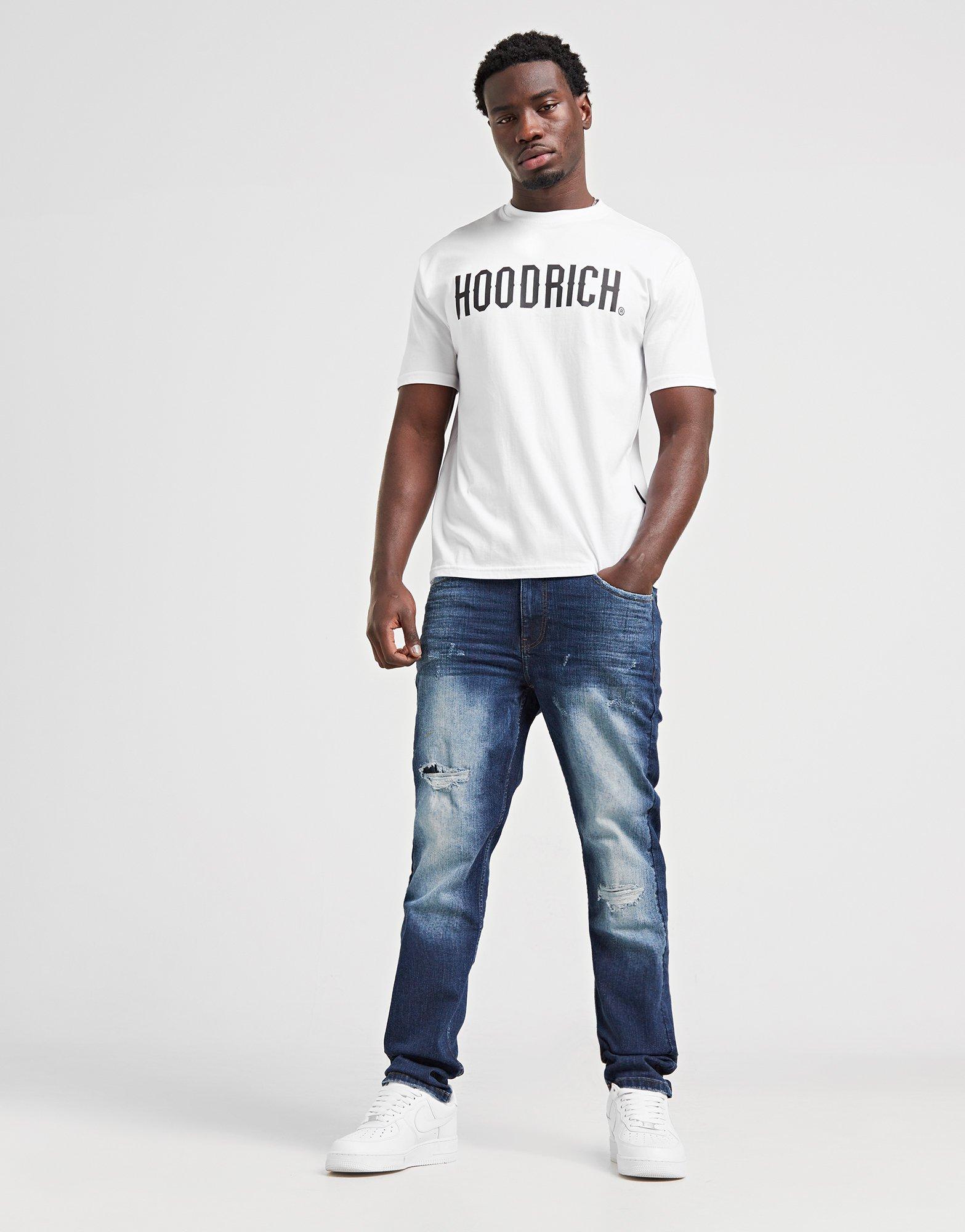 HOODRICH SPODNIE TITAN JEAN BLU HR-0324-0476 Niebieski
