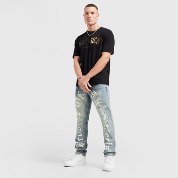Blugi pentru bărbați HOODRICH PANTALONI  EDGE JEAN BLUE