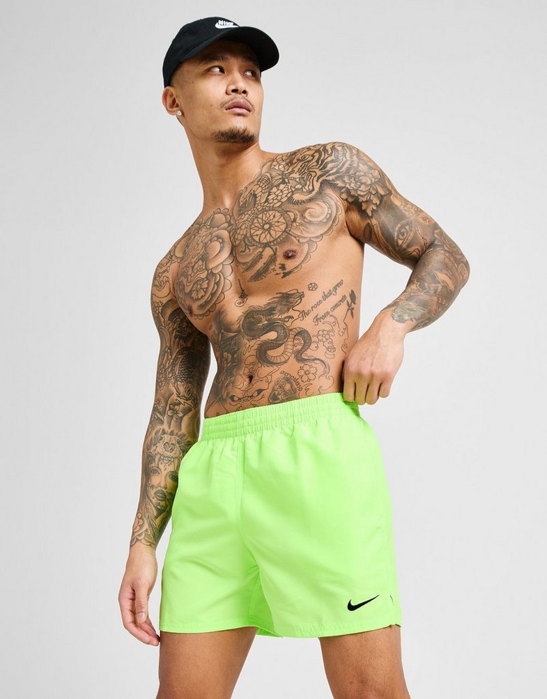 Férfi rövidnadrág NIKE SWIM RÖVIDNADRÁG NIKE SWIM-RÖVIDNADRÁG   ESSENTIAL 5" NESSF560387 Zöld
