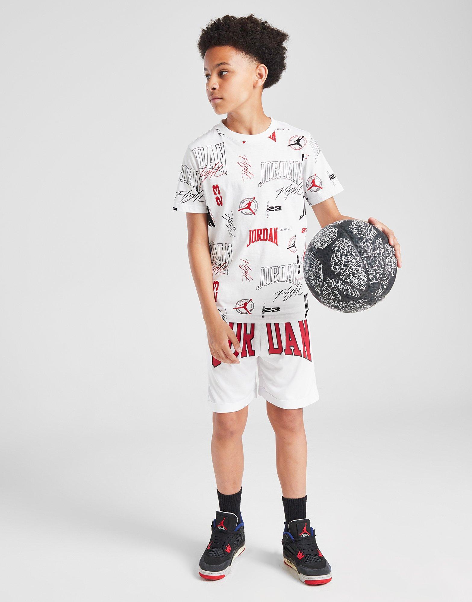 Jordan Tričko Arc Aop Tee Wht/blk/red