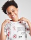 JORDAN T-SHIRT ARC AOP TEE WHT/BLK/RED