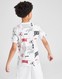 JORDAN T-SHIRT ARC AOP TEE WHT/BLK/RED