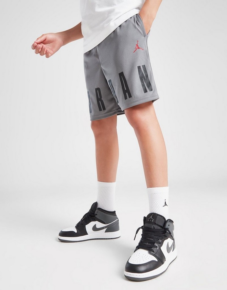 Krótkie spodenki, szorty dziecięce JORDAN SZORTY JRDN COURT HBR SHRT GRY 95D984-M19 Szary