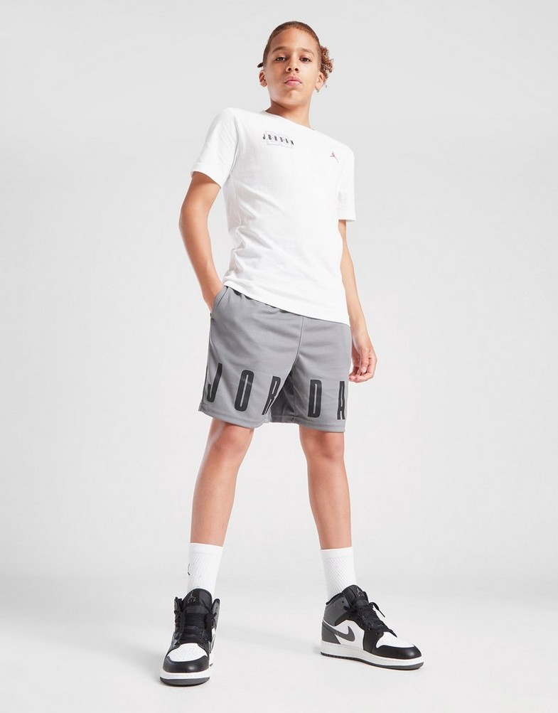 Krótkie spodenki, szorty dziecięce JORDAN SZORTY JRDN COURT HBR SHRT GRY 95D984-M19 Szary