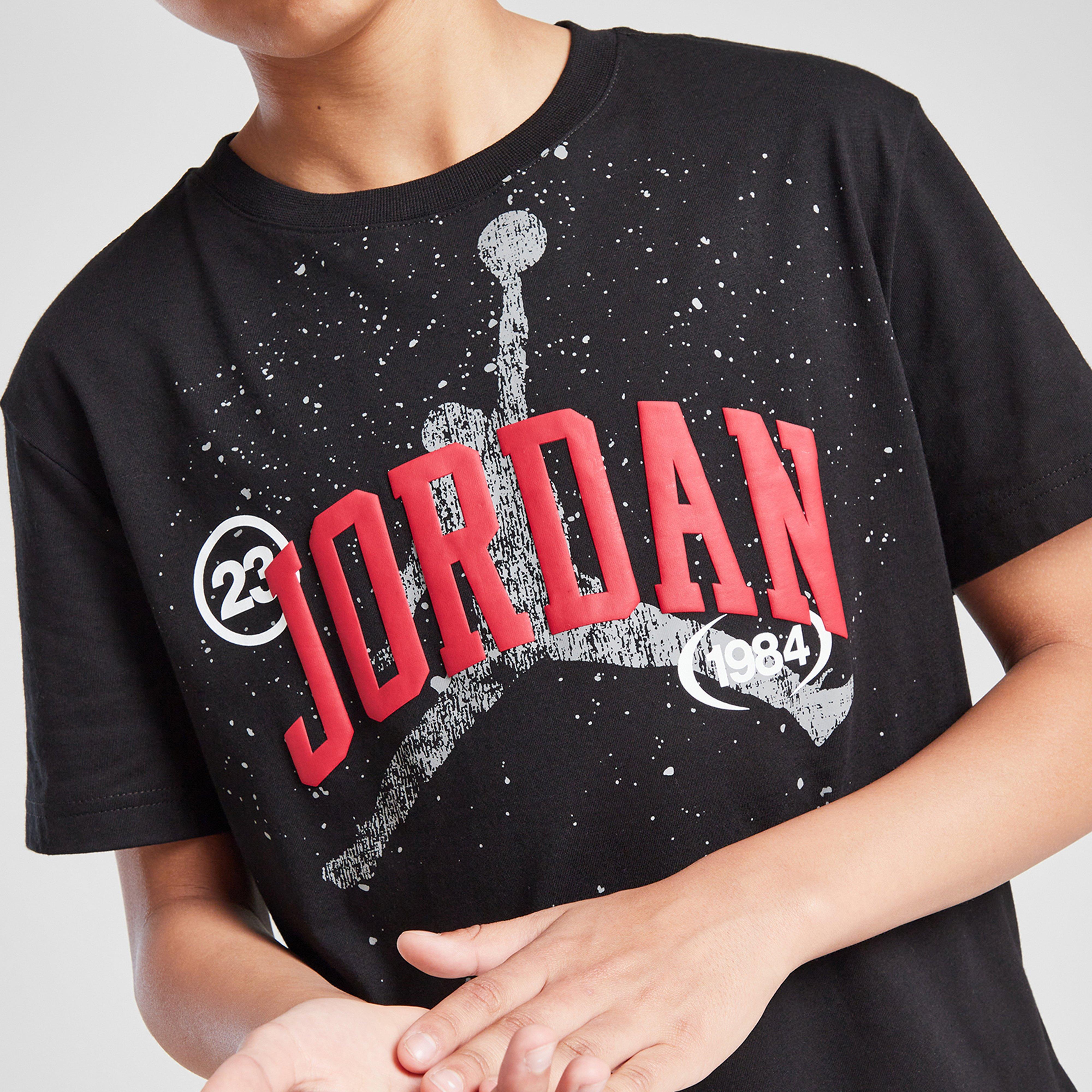 Детска тениска JORDAN ТЕНИСКА 1984 JM TEE BLK/RED
