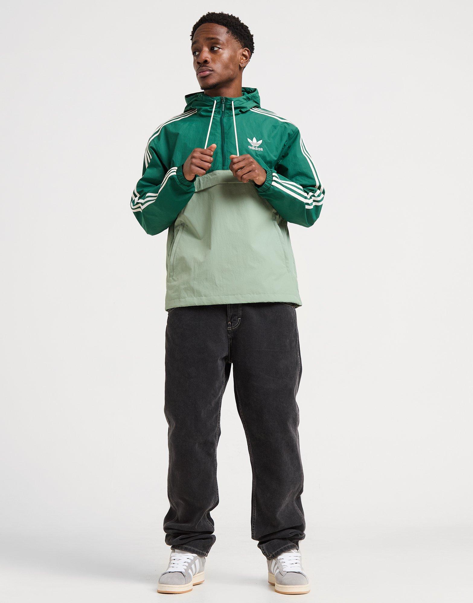 Kurtka adidas Woven Track zielona JX8829 | JD Sports