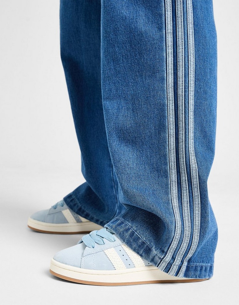Jeansy damskie ADIDAS SPODNIE DENIM 3S PANT JD2574 Niebieski