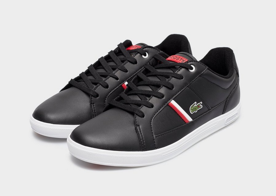 Buty sneakersy męskie LACOSTE EUROPA 0120 1 SMA 740SMA0007312 Czarny