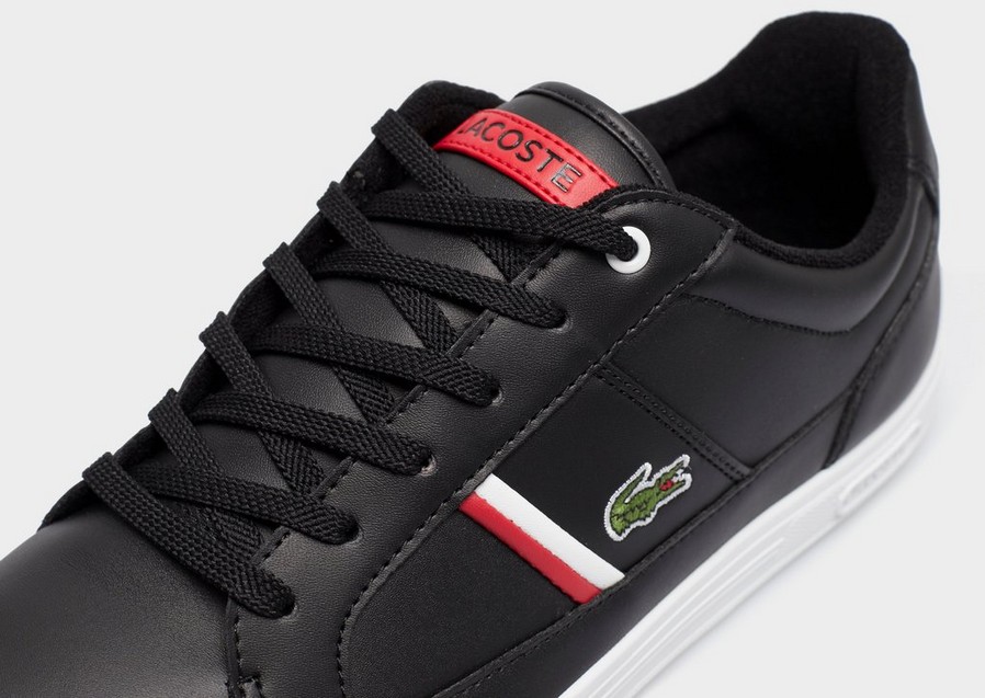 Buty sneakersy męskie LACOSTE EUROPA 0120 1 SMA 740SMA0007312 Czarny