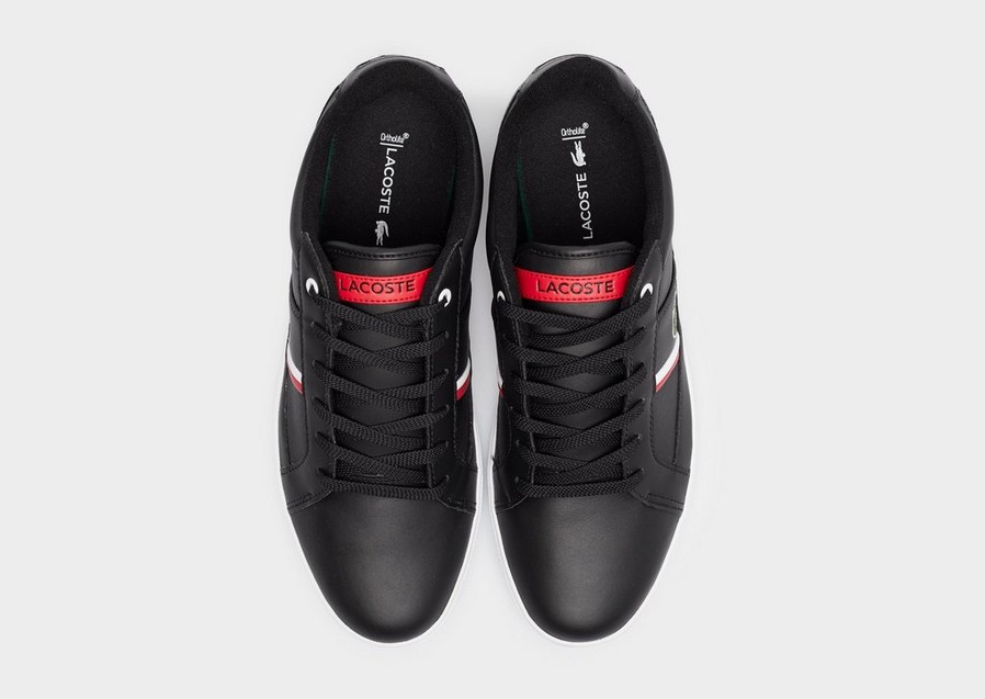 Buty sneakersy męskie LACOSTE EUROPA 0120 1 SMA 740SMA0007312 Czarny