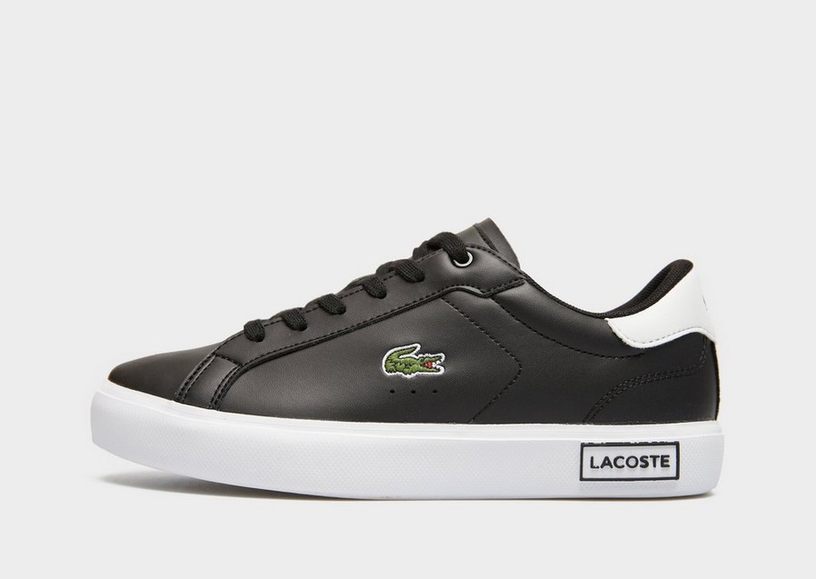 Buty sneakersy dla dzieci LACOSTE POWERCOURT 0721 1 SUJ 741SUJ0014312 Czarny