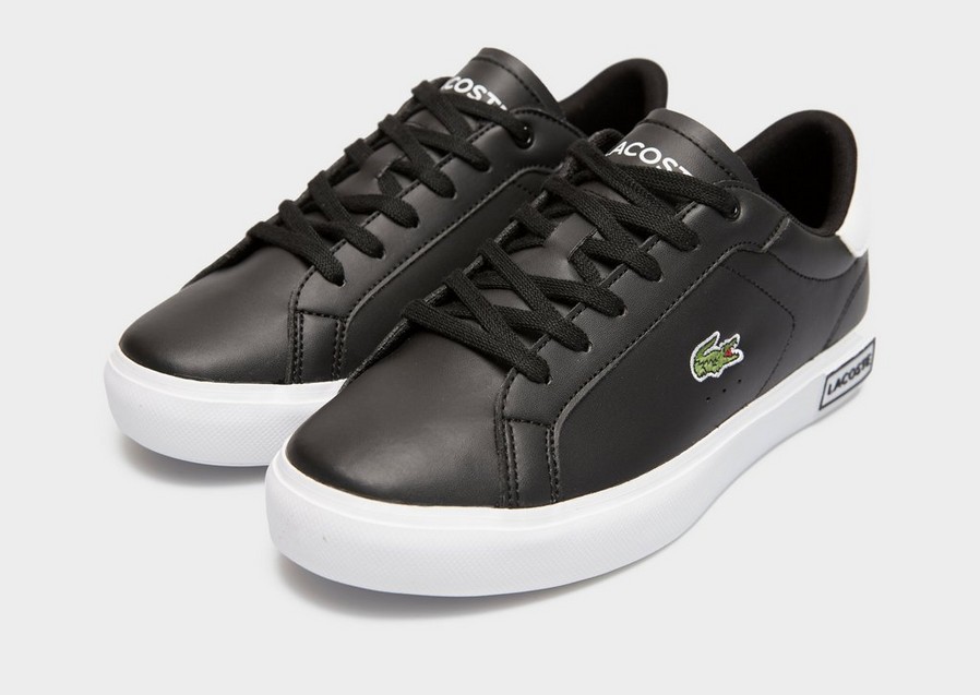 Buty sneakersy dla dzieci LACOSTE POWERCOURT 0721 1 SUJ 741SUJ0014312 Czarny