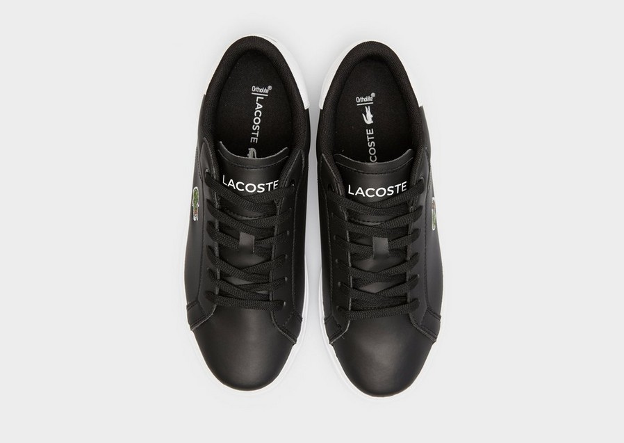 Buty sneakersy dla dzieci LACOSTE POWERCOURT 0721 1 SUJ 741SUJ0014312 Czarny