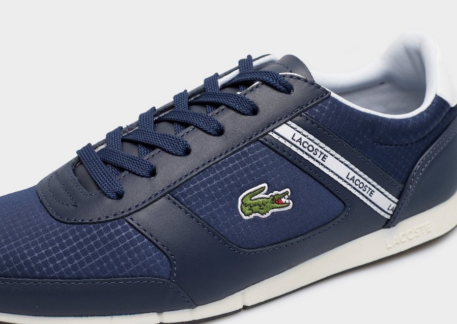 Buty sneakersy męskie LACOSTE MENERVA SPORT 0121 1 CMA 742CMA0015092 Granatowy
