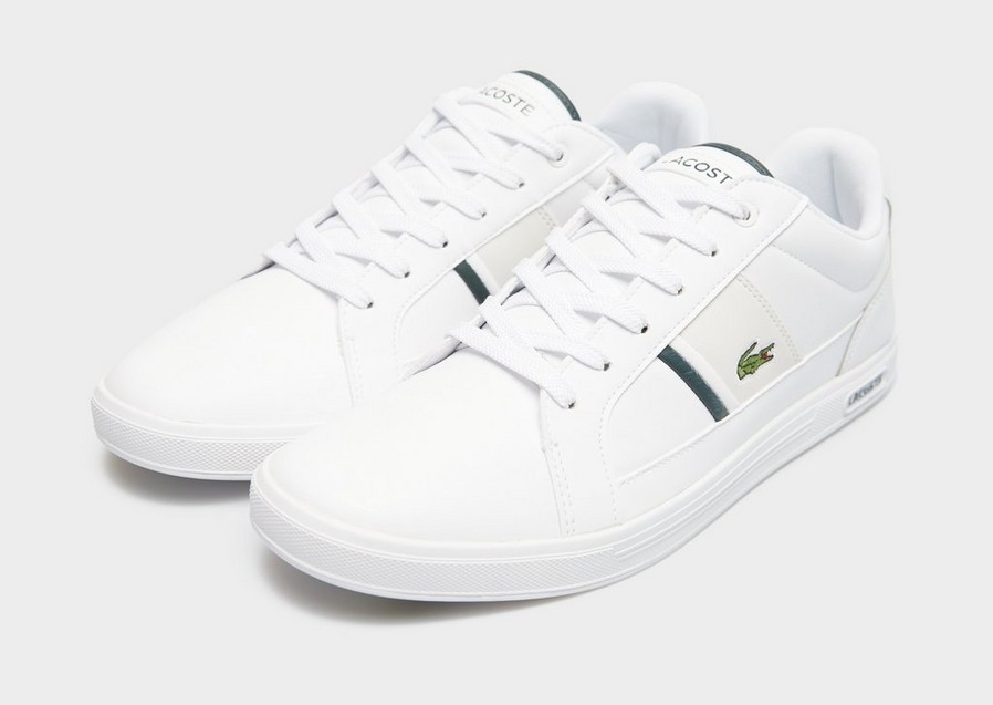 Buty sneakersy męskie LACOSTE EUROPA 0722 1 743SMA00241R5 Biały